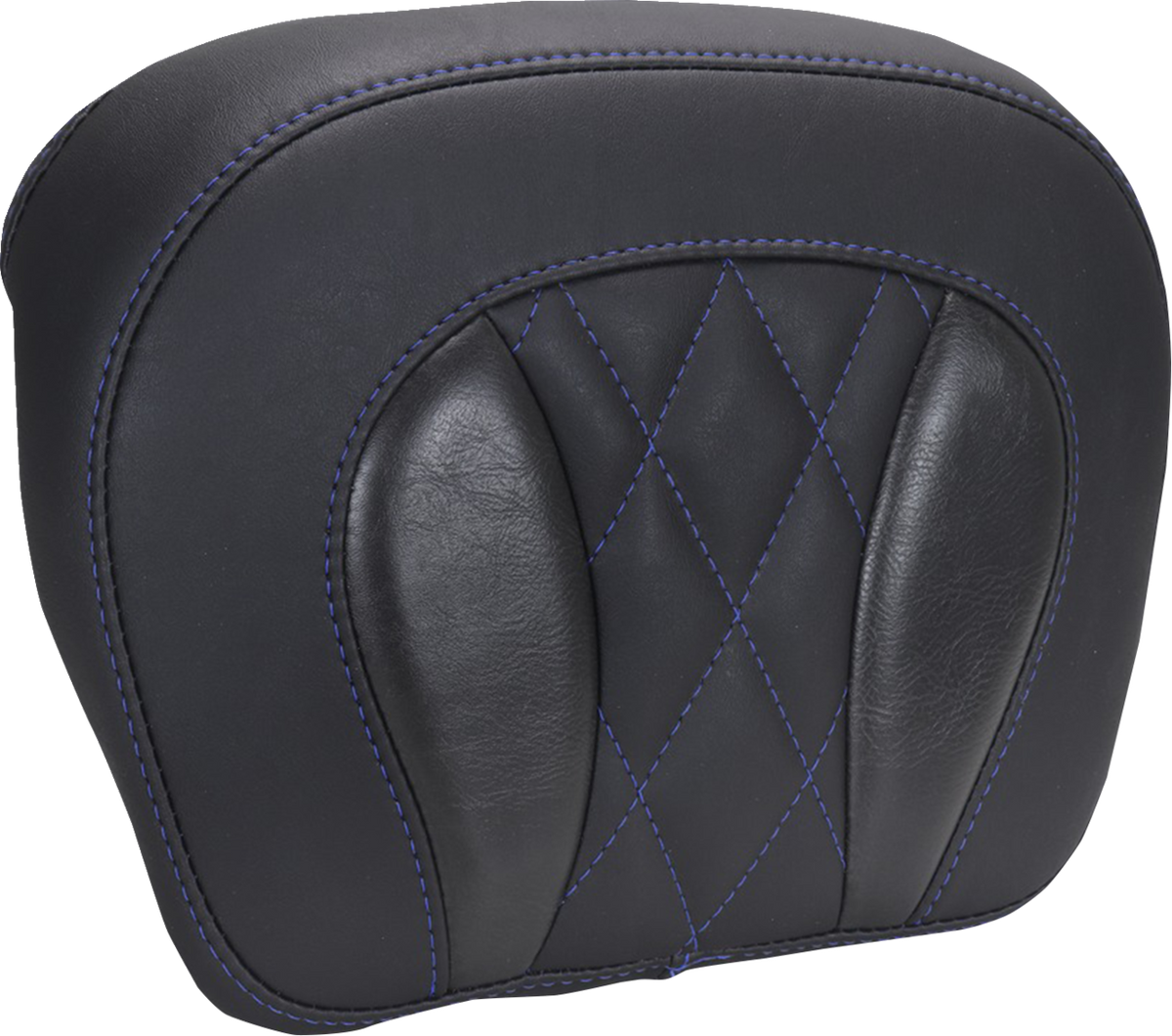 MUSTANG Chopped Tour-Pak® Pad - Sky Blue Stitching - FLH/FLT '23-'25 88440SB — image 1