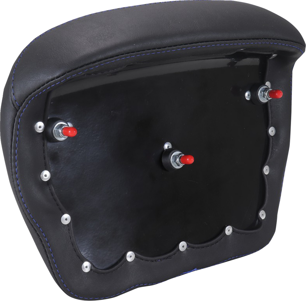 MUSTANG Chopped Tour-Pak® Pad - Sky Blue Stitching - FLH/FLT '23-'25 88440SB — image 2
