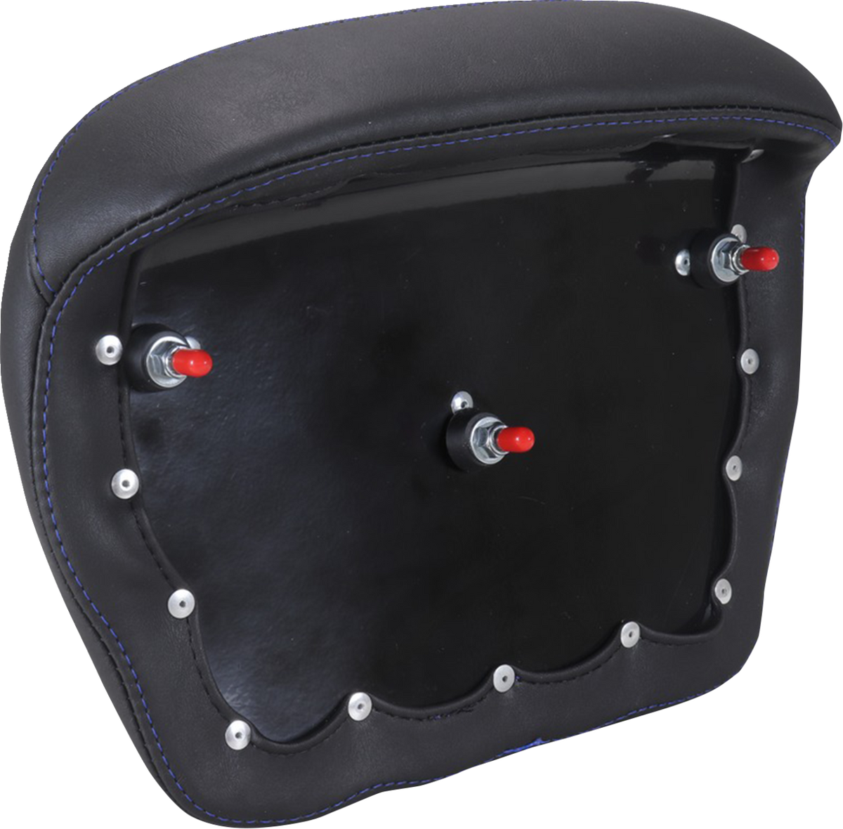 MUSTANG Chopped Tour-Pak® Pad - Sky Blue Stitching - FLH/FLT '23-'25 88440SB — image 2