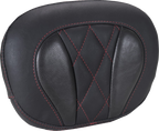 MUSTANG Deluxe Sissy Bar Pad - Diamond - Dark Cherry Stitch - FLT/FLH '23-'25 88450DC — image 1