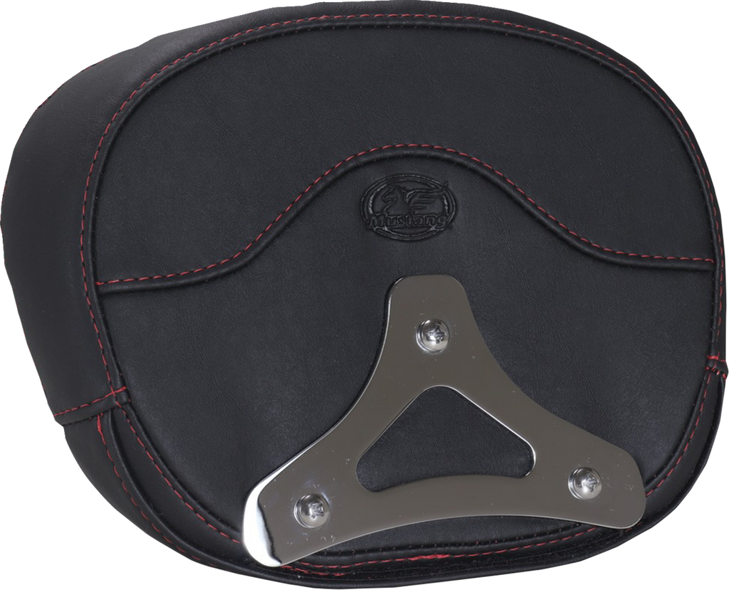 MUSTANG Deluxe Sissy Bar Pad - Diamond - Dark Cherry Stitch - FLT/FLH '23-'25 88450DC — image 2