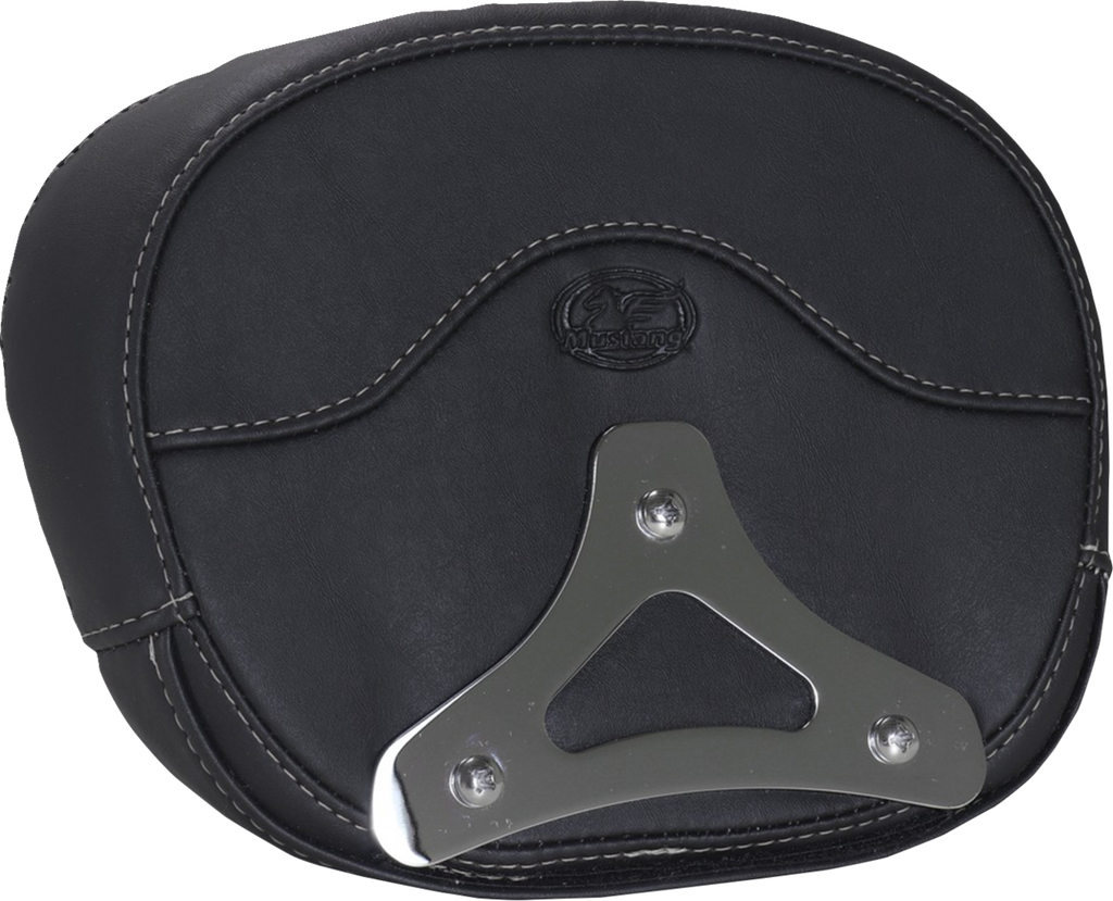 MUSTANG Deluxe Sissy Bar Pad - Diamond - Gunmetal Stitch - FLT/FLH '23-'25 88450GM — image 2