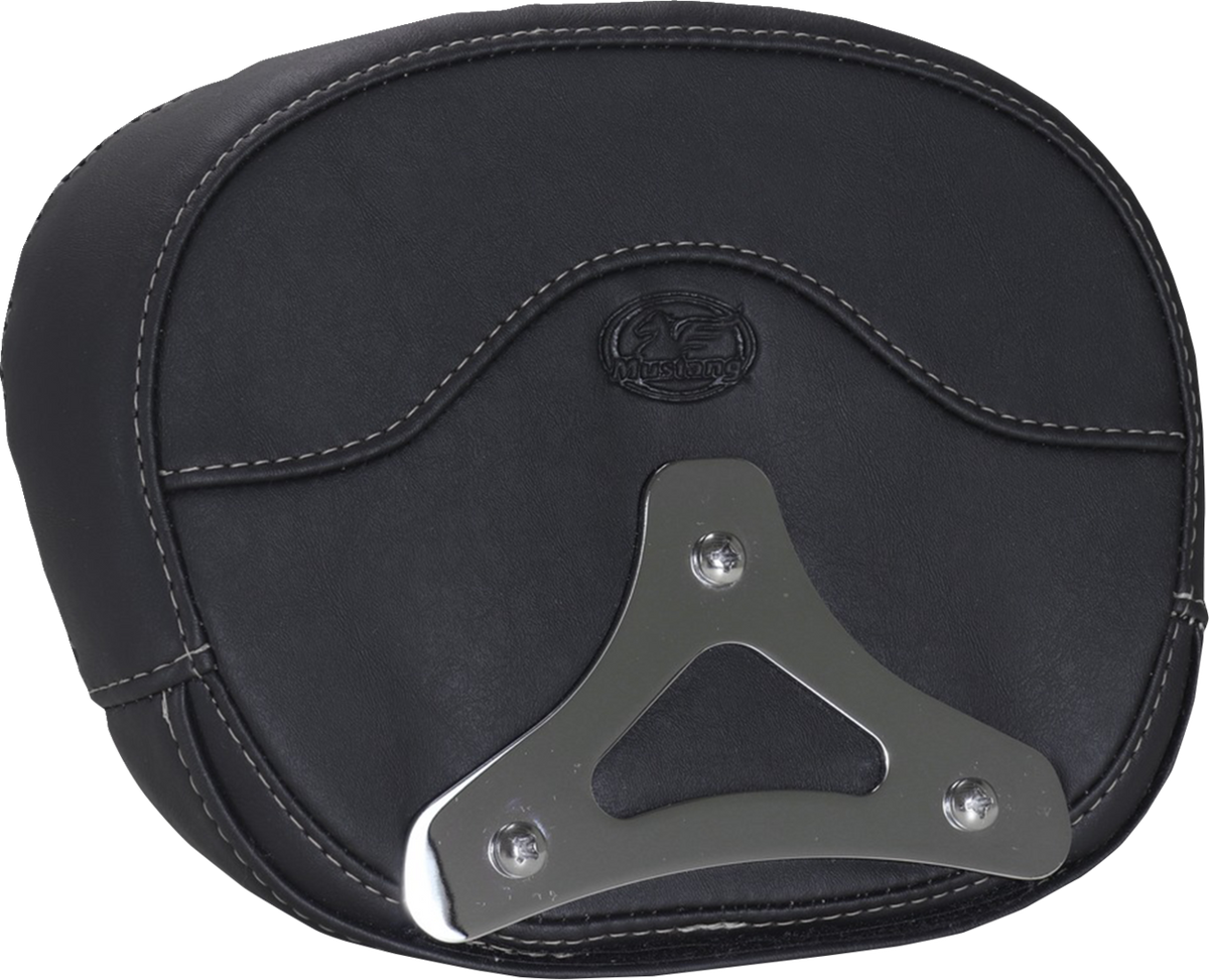 MUSTANG Deluxe Sissy Bar Pad - Diamond - Gunmetal Stitch - FLT/FLH '23-'25 88450GM — image 2