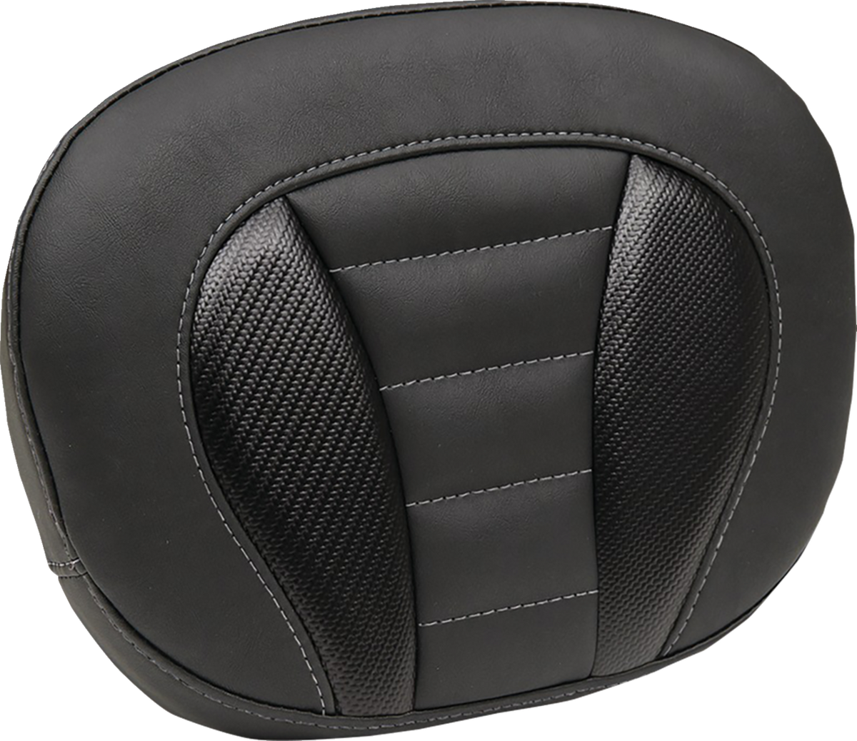 MUSTANG Deluxe Sissy Bar Pad - Diamond - Mandarin Orange Stitch - FLT/FLH '23-'25 88450MO — image 3