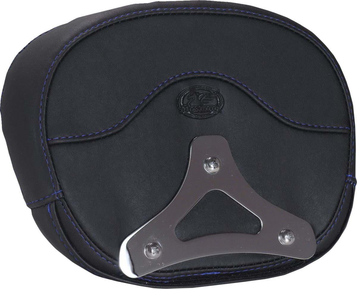 MUSTANG Deluxe Sissy Bar Pad - Diamond - Sky Blue Stitch - FLT/FLH '23-'25 88450SB — image 2