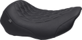 MUSTANG Wide Tripper™ Seat - Solo - Gun Metal Stitching - FLT/FLH '23-'25 88503GM — image 1