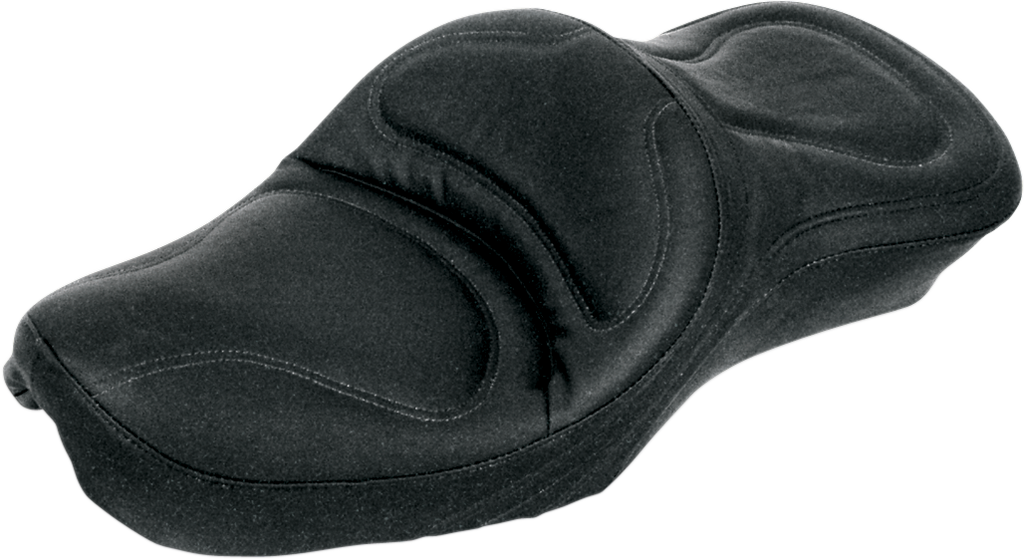 SADDLEMEN Seat - Explorer™ - Without Backrest - Stitched - Black - FXST/FLST '84-'99 8850JS — image 1