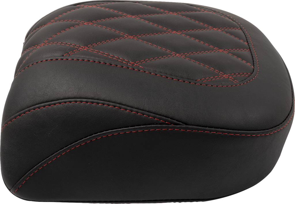 MUSTANG Wide Tripper™ Seat - Passenger - Dark Cherry Stitching - FLT/FLH '23-'25 88511DC — image 1