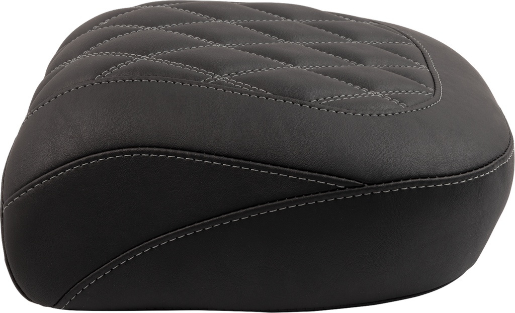MUSTANG Wide Tripper™ Seat - Passenger - Gun Metal Stitching - FLT/FLH '23-'25 88511GM — image 1