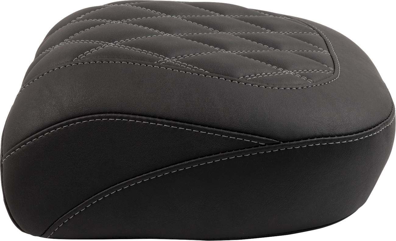 MUSTANG Wide Tripper™ Seat - Passenger - Gun Metal Stitching - FLT/FLH '23-'25 88511GM — image 1