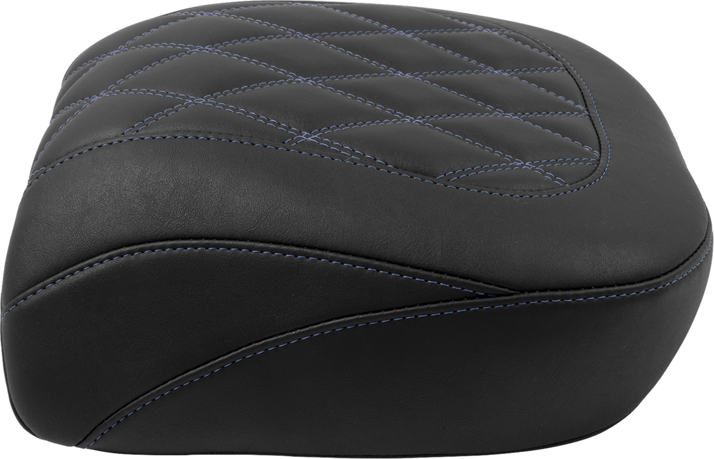 MUSTANG Wide Tripper™ Seat - Passenger - Sky Blue Stitching - FLT/FLH '23-'25 88511SB — image 1