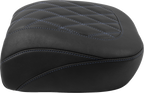 MUSTANG Wide Tripper™ Seat - Passenger - Sky Blue Stitching - FLT/FLH '23-'25 88511SB — image 1