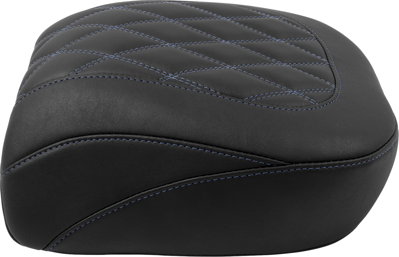 MUSTANG Wide Tripper™ Seat - Passenger - Sky Blue Stitching - FLT/FLH '23-'25 88511SB — image 1