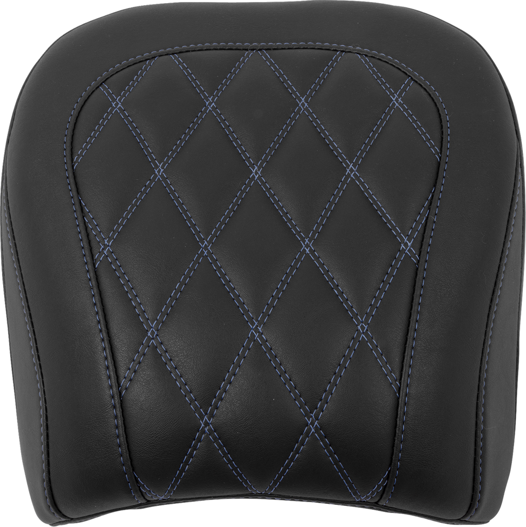 MUSTANG Wide Tripper™ Seat - Passenger - Sky Blue Stitching - FLT/FLH '23-'25 88511SB — image 2