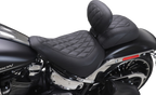 MUSTANG Wide Tripper™ Solo Seat - w/ Backrest - Diamond - Black Stitch - FXBR '23-'25 89027 — image 3