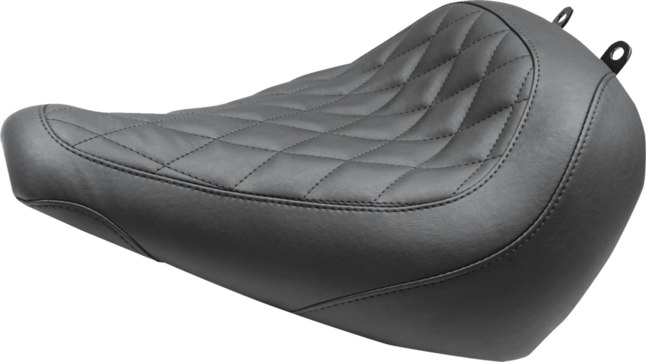 MUSTANG Wide Tripper™ Solo Seat - w/ Backrest - Diamond - Black Stitch - FXBR '23-'25 89027 — image 4