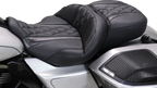 MUSTANG Deluxe One-Piece, 2-Up Seat - Diamond - Black Stitch - FLT/FLH '23-'25 89411 — image 5