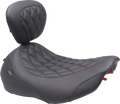 MUSTANG Wide Tripper™ Seat - Solo - Black Stitching - FLT/FLH '23-'25 89503 — image 1