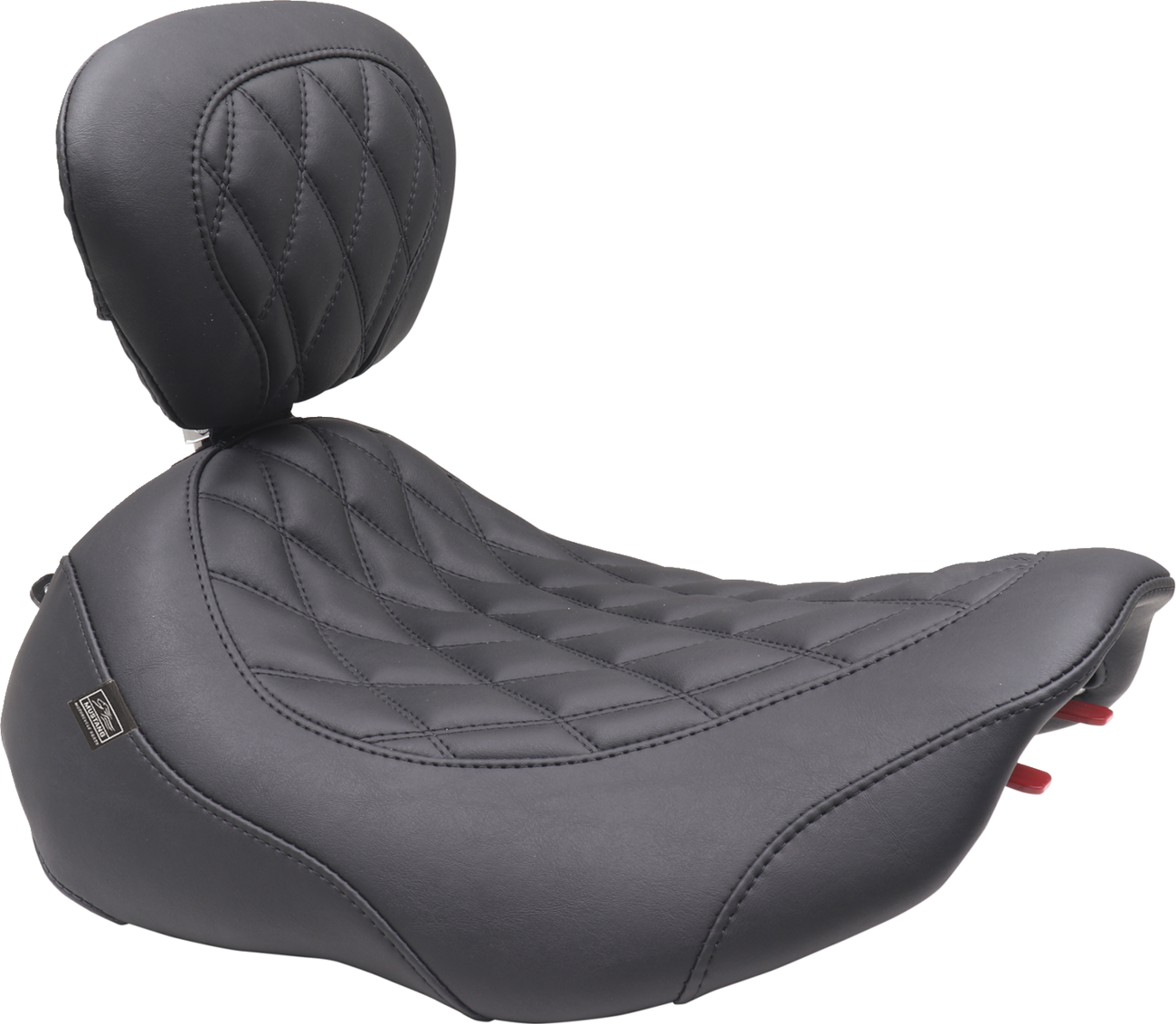 MUSTANG Wide Tripper™ Seat - Solo - Black Stitching - FLT/FLH '23-'25 89503 — image 1