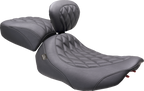 MUSTANG Wide Tripper™ Seat - Solo - Black Stitching - FLT/FLH '23-'25 89503 — image 2