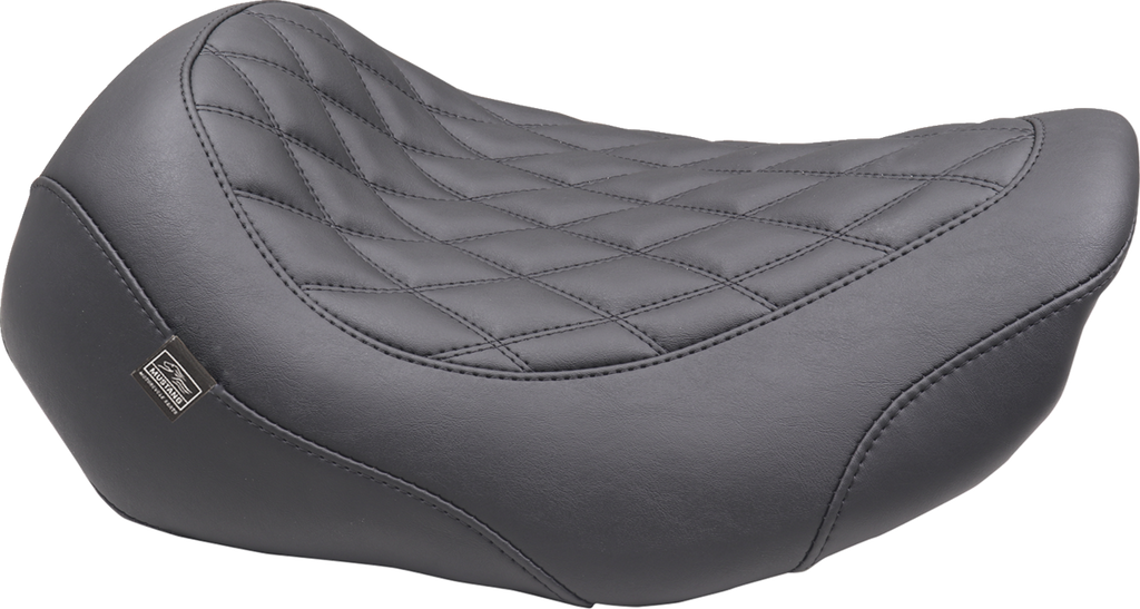 MUSTANG Wide Tripper™ Seat - Solo - Black Stitching - FLT/FLH '23-'25 89503 — image 4