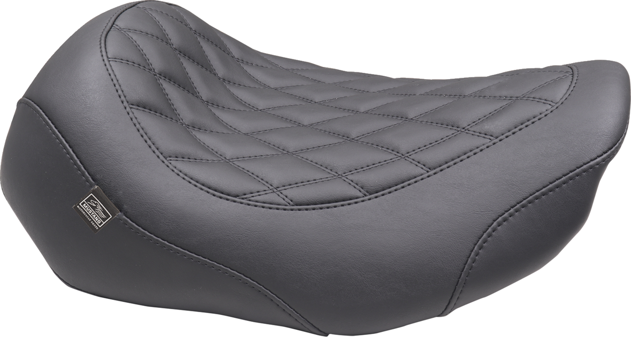 MUSTANG Wide Tripper™ Seat - Solo - Black Stitching - FLT/FLH '23-'25 89503 — image 4