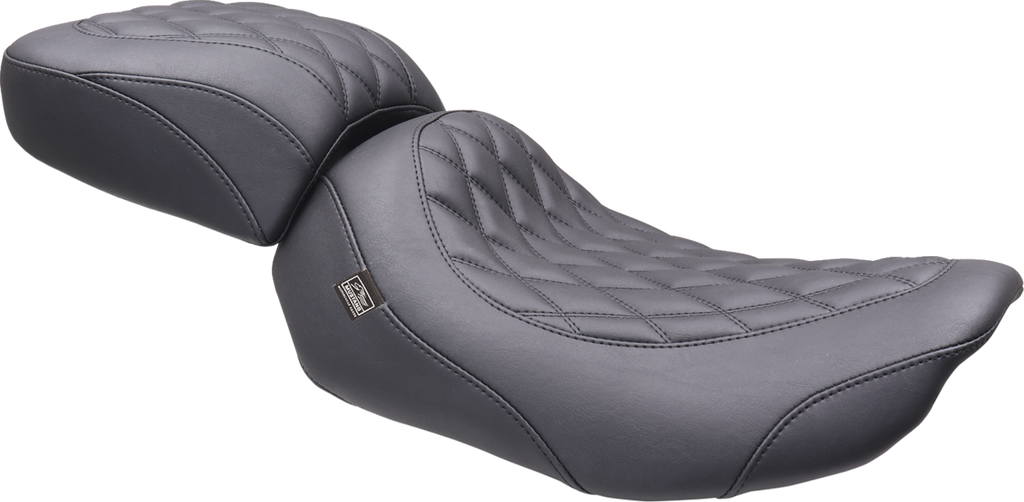 MUSTANG Wide Tripper™ Seat - Solo - Black Stitching - FLT/FLH '23-'25 89503 — image 5