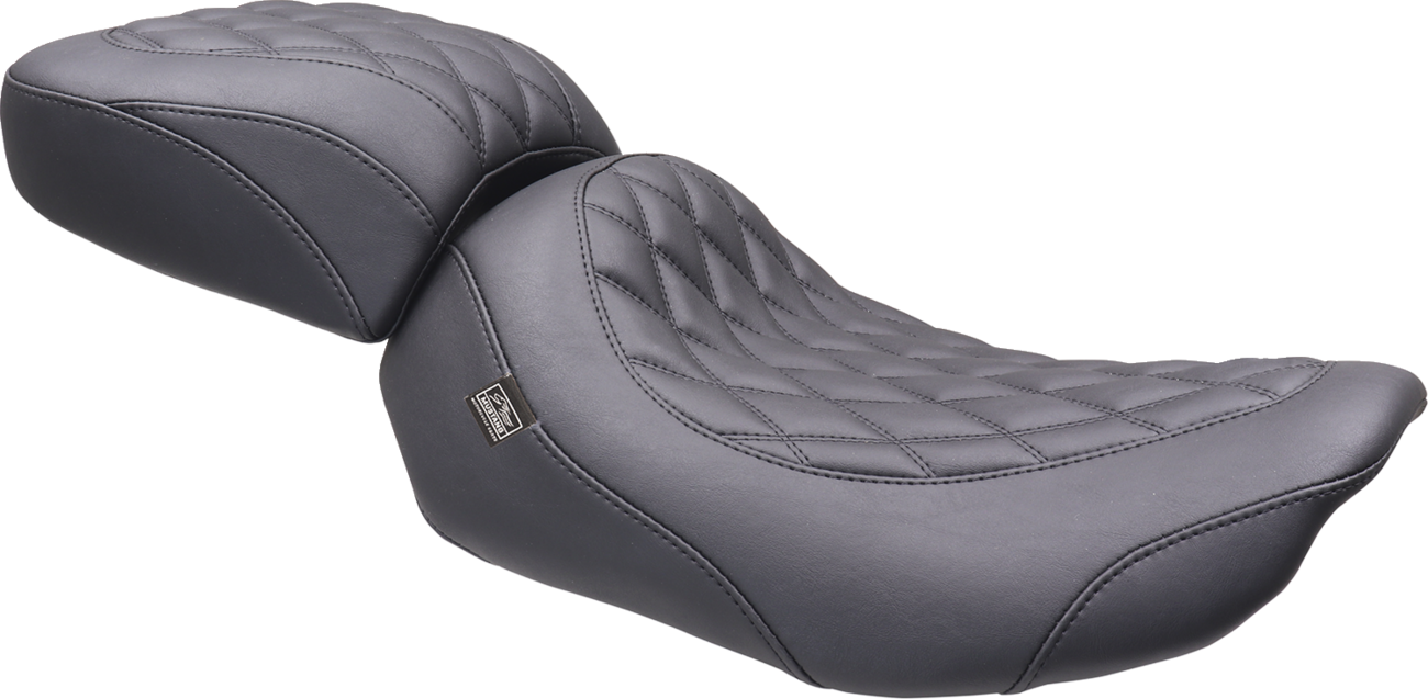 MUSTANG Wide Tripper™ Seat - Solo - Black Stitching - FLT/FLH '23-'25 89503 — image 5
