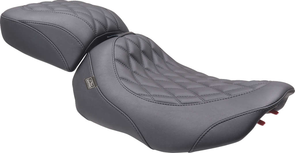 MUSTANG Wide Tripper™ Seat - Solo - Black Stitching - FLT/FLH '23-'25 89503 — image 6