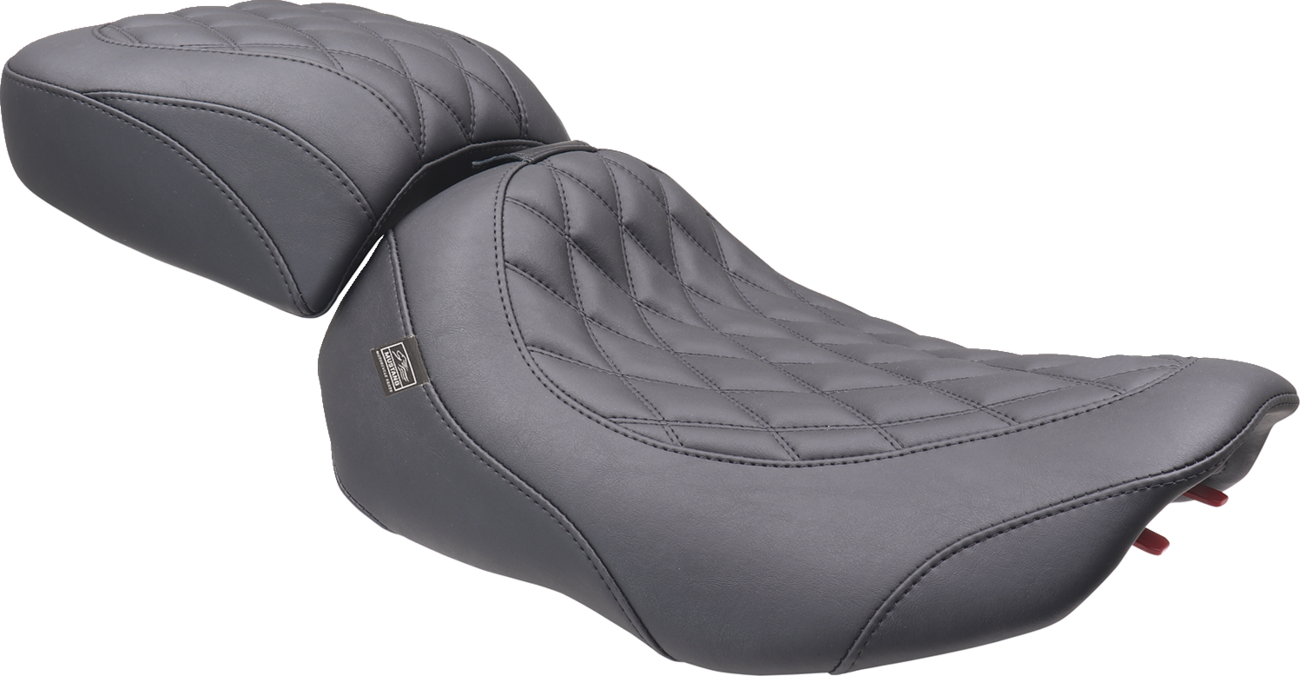 MUSTANG Wide Tripper™ Seat - Solo - Black Stitching - FLT/FLH '23-'25 89503 — image 6