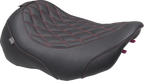 MUSTANG Wide Tripper™ Seat - Solo - Dark Cherry Stitching - FLT/FLH '23-'25 89503DC — image 2