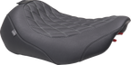 MUSTANG Wide Tripper™ Seat - Solo - Gun Metal Stitching - FLT/FLH '23-'25 89503GM — image 2