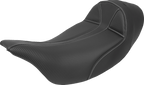 SADDLEMEN Dominator Solo Seat - w/o Backrest- Black w/ Gray Stitching - FXD/WG '96-'03 896-04-0042 — image 5