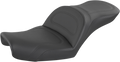 SADDLEMEN Explorer Seat - No Backrest - Stitched - Black - Dyna 896-04-0291 — image 1