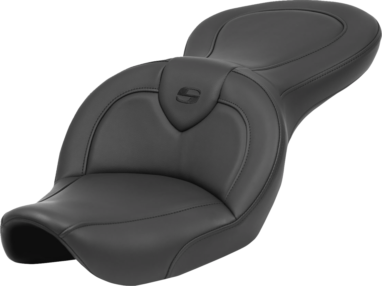 SADDLEMEN Roadsofa™ Seat - without Backrest - Black - FXDWG '96-'23 896-05-187 — image 1