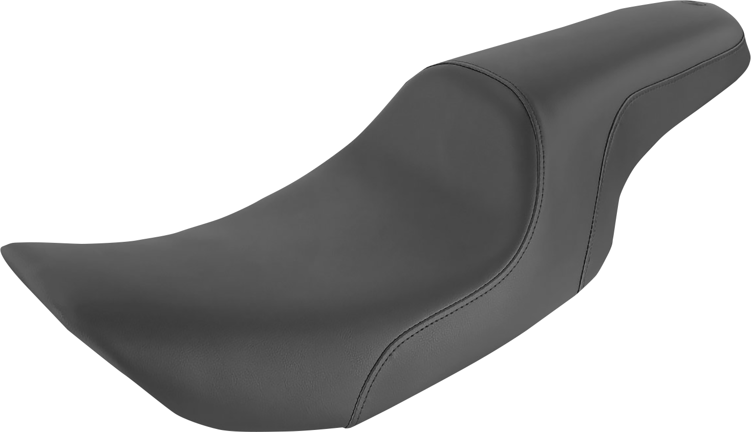 SADDLEMEN Seat - Profiler™ - Black - Smooth - FLH '97-'07 897-06-047 — image 1