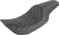 SADDLEMEN Profiler Seat - Front Lattice/Rear Smooth - Black - FLHR/X '97-'07 897-06-149 — image 1