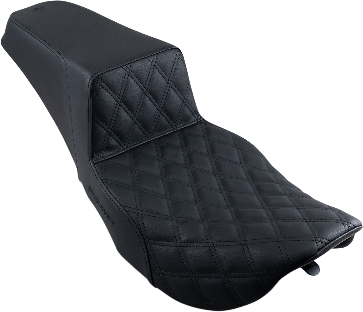 SADDLEMEN Step-Up Seat - Front Lattice Stitch - Black 897-06-172 — image 1