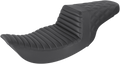 SADDLEMEN Step-Up Seat - Front Tuck-n-Roll/Rear Lattice Stitch - Black 897-06-176 — image 1