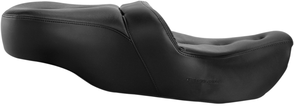 SADDLEMEN Pillow-Top Roadsofa™ Seat - Black - FLH/FLT '99-'07 897-06-181 — image 1
