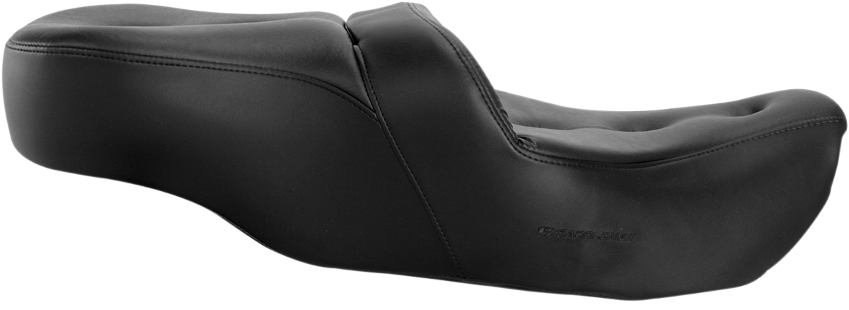 SADDLEMEN Pillow-Top Roadsofa™ Seat - Black - FLH/FLT '99-'07 897-06-181 — image 1