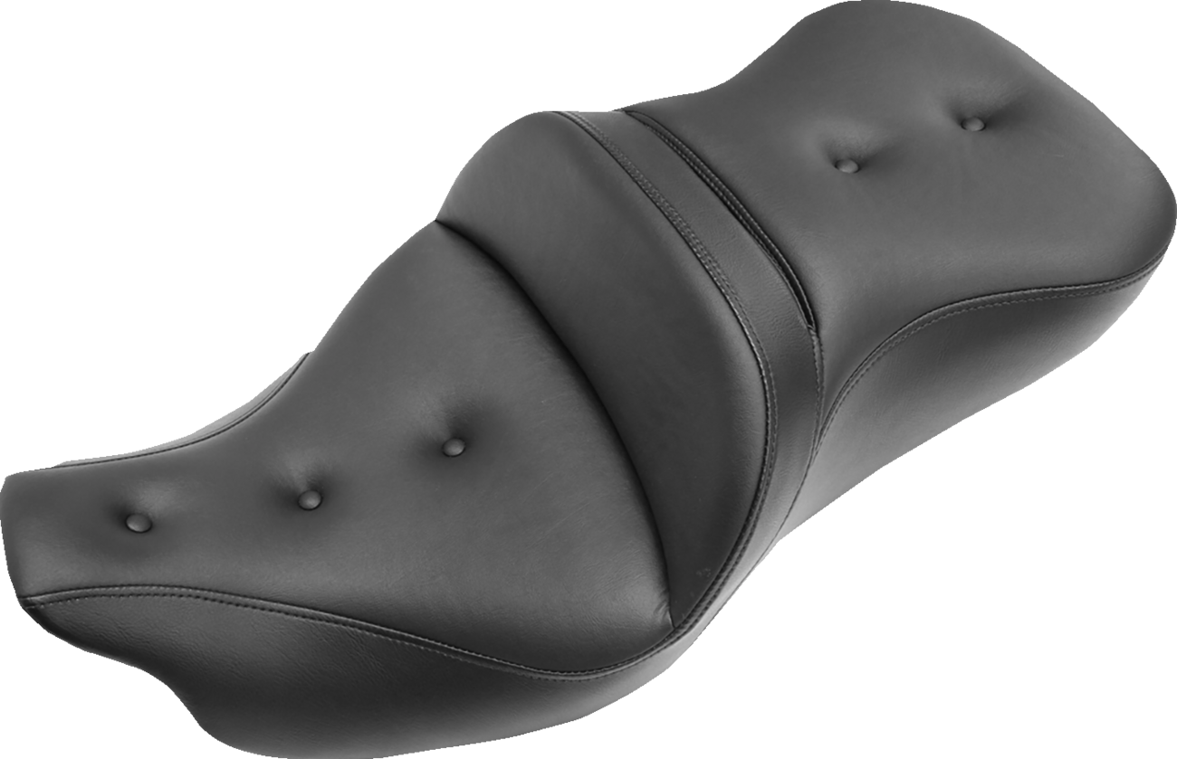SADDLEMEN Pillow-Top Roadsofa™ Seat - Black - FLH/FLT '99-'07 897-06-181 — image 4
