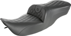SADDLEMEN Roadsofa™ Seat - Full Lattice Stitch - without Backrest - FLH '97-'07 897-06-182 — image 1
