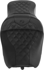 SADDLEMEN Roadsofa™ Seat - Full Lattice Stitch - without Backrest - FLH '97-'07 897-06-182 — image 2