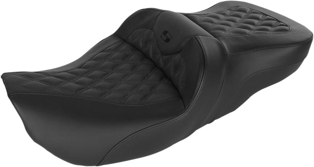 SADDLEMEN Roadsofa™ Seat - Full Lattice Stitch - without Backrest - FLH '97-'07 897-06-182 — image 5