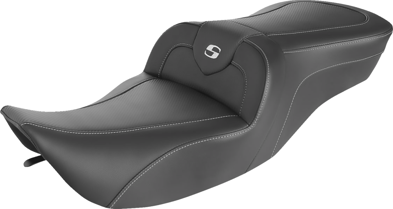 SADDLEMEN Roadsofa™ Seat - Carbon Fiber - without Backrest 897-06-185 — image 1