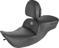 SADDLEMEN Roadsofa™ Seat - Carbon Fiber - with Backrest 897-06-185BR — image 1
