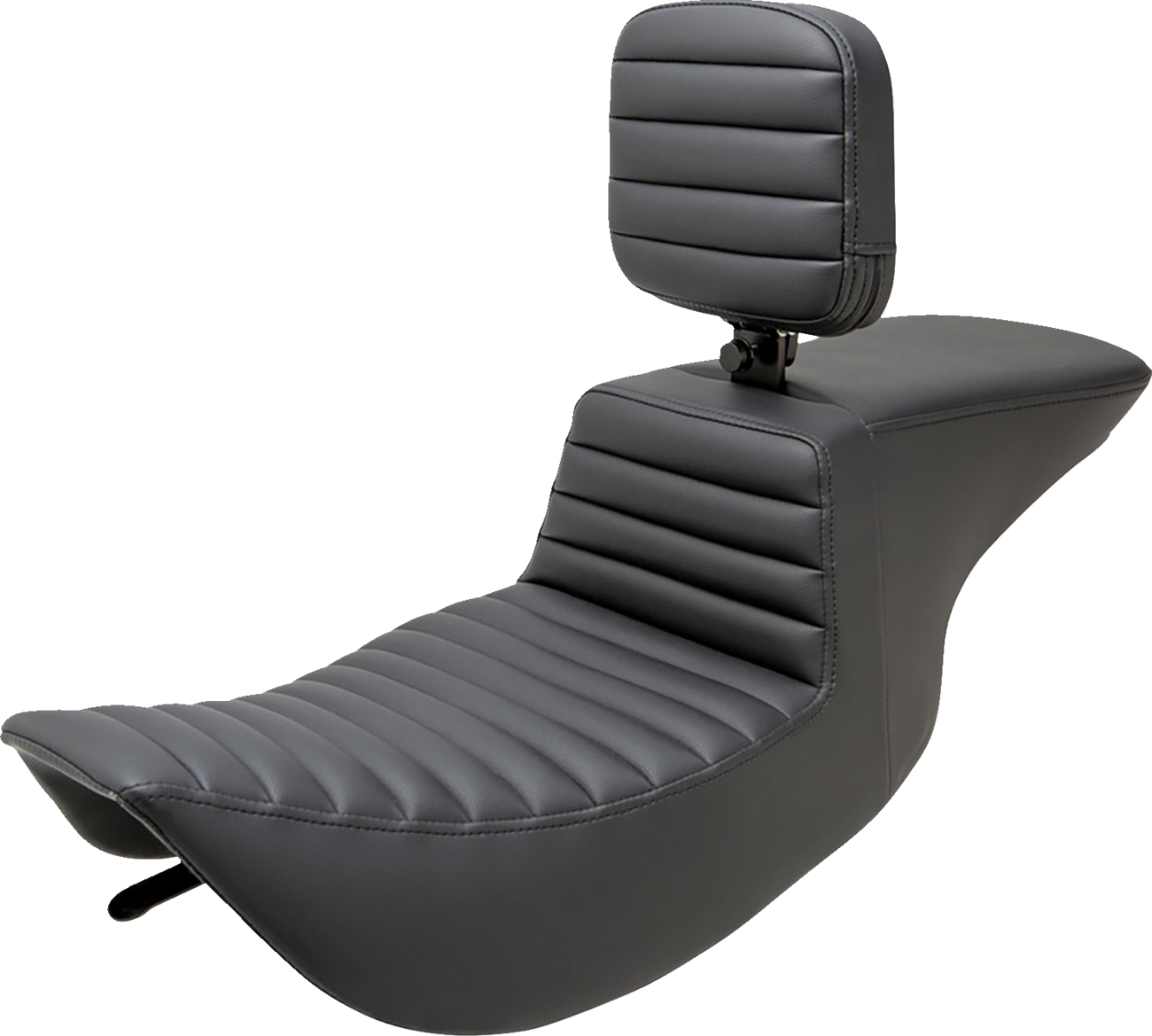 SADDLEMEN Tour Step-Up Seat - Rider Backrest - Tuck-n-Roll - FLHR/FLHX '97-'07 897-06-191BR — image 1