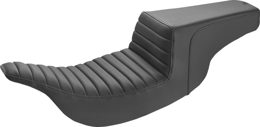 SADDLEMEN Step-Up Seat - Front Tuck-n-Roll - Black 897-07-171 — image 1