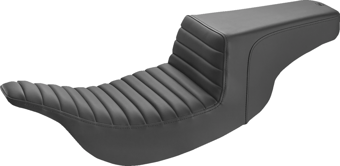 SADDLEMEN Step-Up Seat - Front Tuck-n-Roll - Black 897-07-171 — image 1